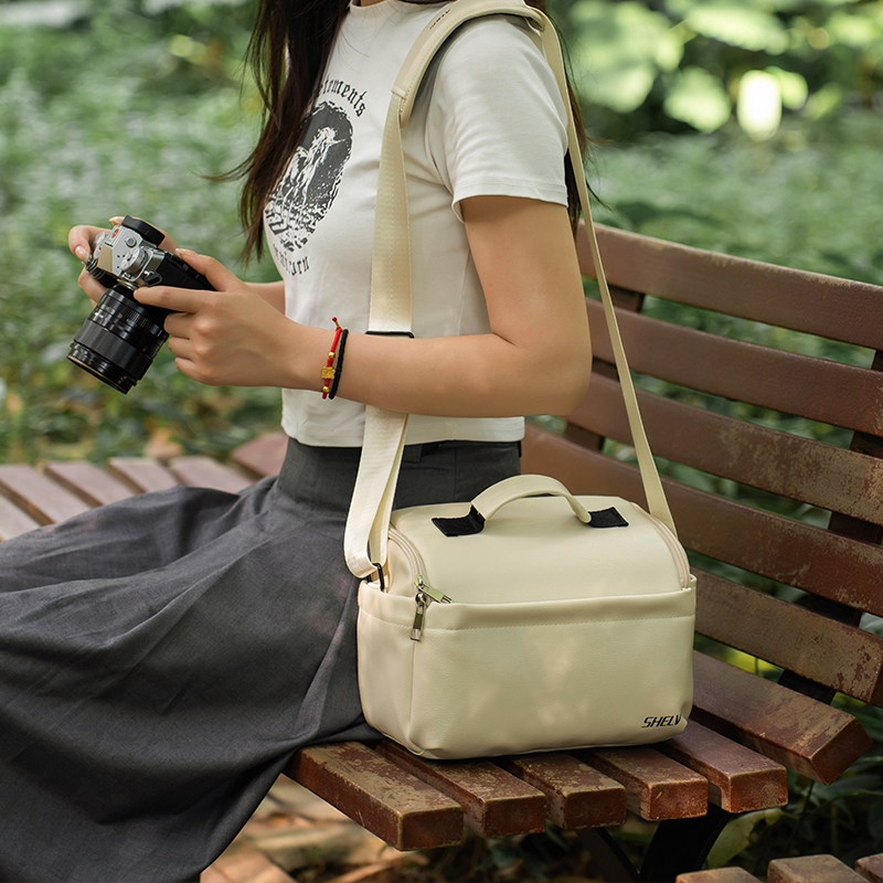 摄侣相机包适用富士xs20xm5xt50xe5微单反佳能R50r10r8便携斜跨包索尼a7c2a7m4尼康z30zfcz50二代摄影包配件