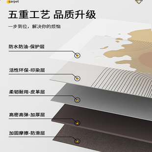 入户地垫奶油风可裁剪进门垫加x厚防滑地毯pvc可擦洗门口玄关地垫