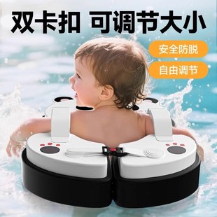 游泳圈儿童0 免充气腋下泳圈 3岁小月龄防侧翻实心F游泳圈夏季 新款