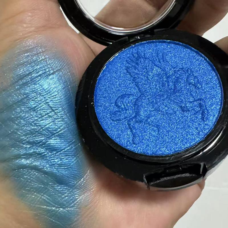 蓝色眼影单色深蓝色系眼影盘克莱因蓝湖蓝色橄榄皮浅蓝宝蓝冰蓝色