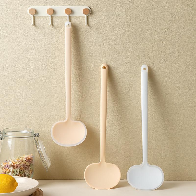 里可设计蘑菇铲大号硅胶锅铲耐高温家用炒菜铲子二合一蘑菇铲勺-L