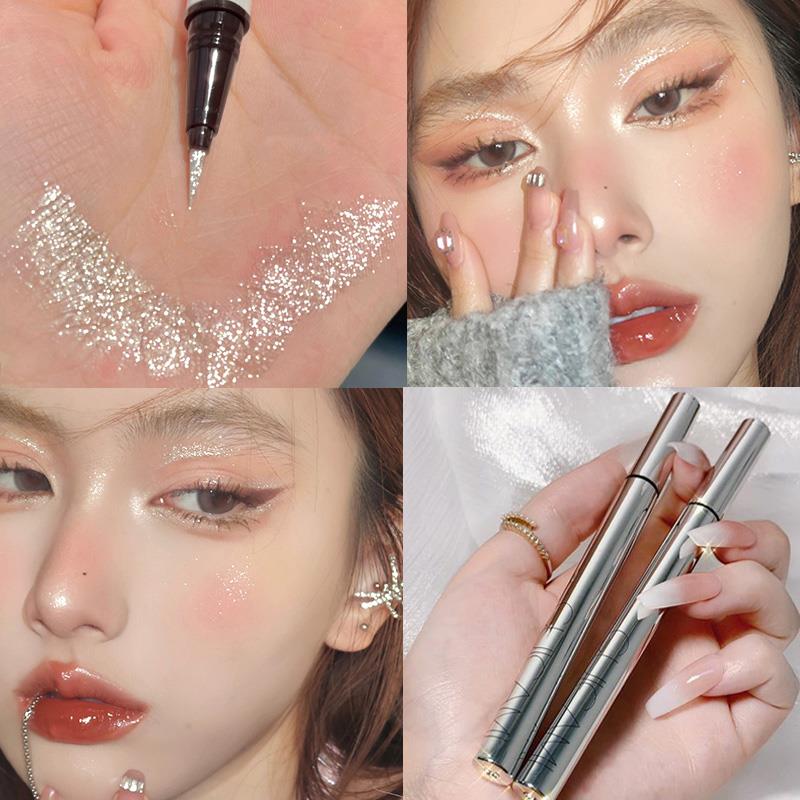 画卧蝉笔卧蚕笔女网红推荐无中生有勾勒笔液体高光提亮眼妆细珠光