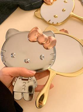 【KT猫迷你化妆镜】折叠小镜子立体随身可携式手持化妆镜学生卡通