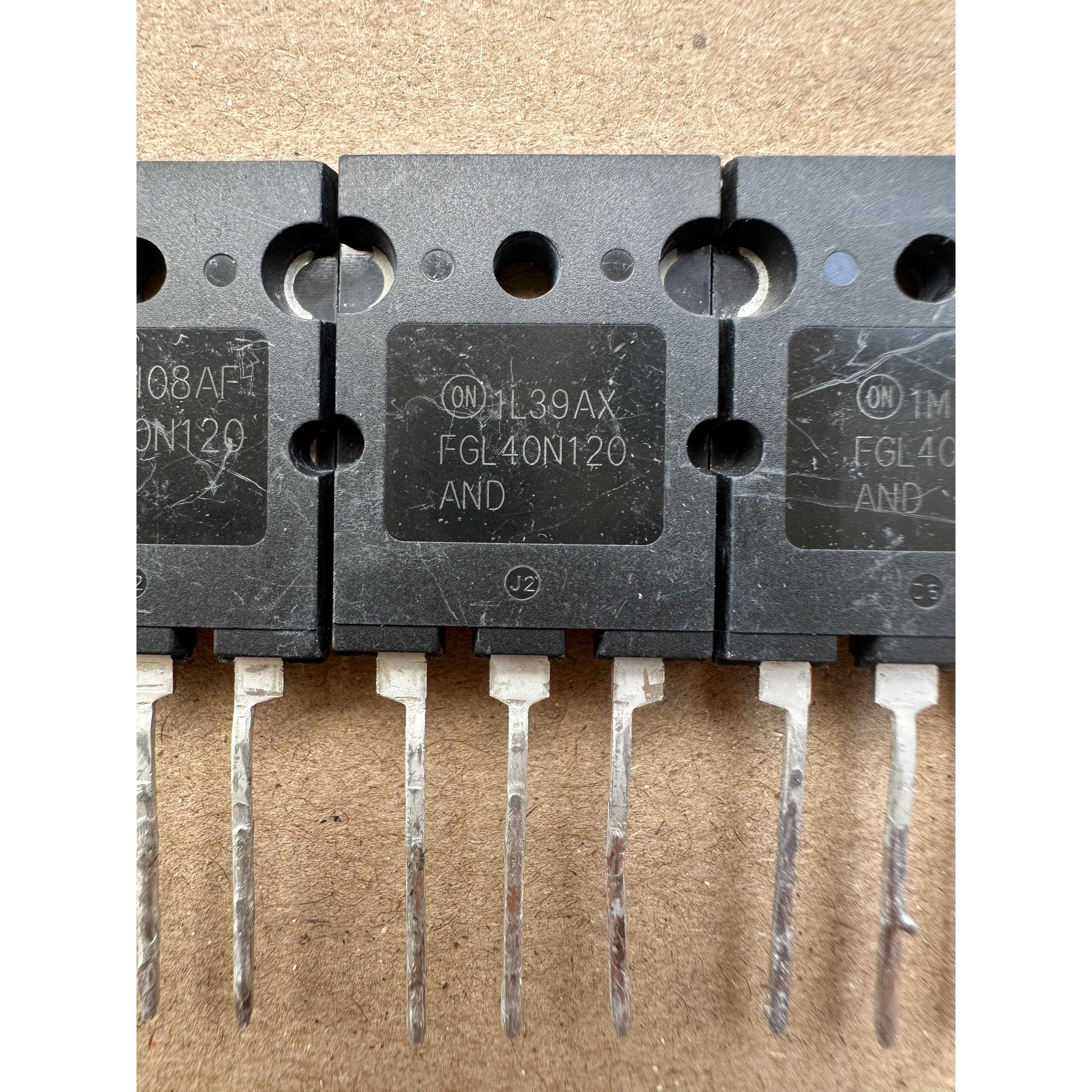 拆机原字仙童FGL40N120AND 40A1200V 频率30KHZ以内 假的包退包赔