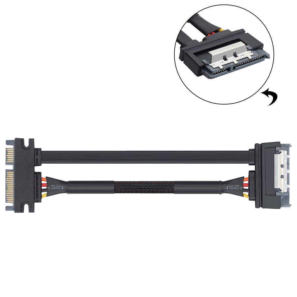 SATA7+15P一体线 公转母SATA硬盘线 SATA电源加数据延长线