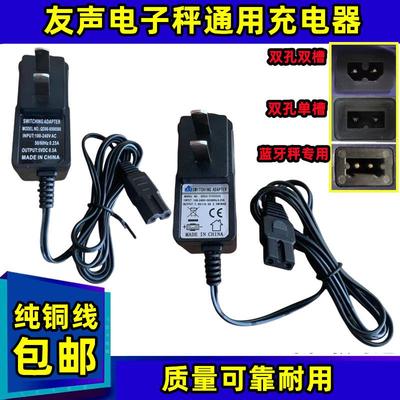 适用上海友声电子秤充电器双水槽单水槽双孔XK3100-B2+台秤桌秤电