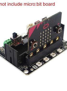 MICROBIT扩展板 Robotbit V2.0智能汽车编程机器人DIY扩展Python