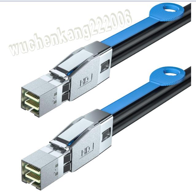 全新原装12G外置服务器SAS线Mini SAS HD(SFF-8644)0.5M1M2m3米