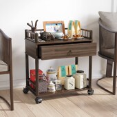 沙发边几简约迷你小茶几茶水置物架茶叶架茶水台电话边柜茶桌角几