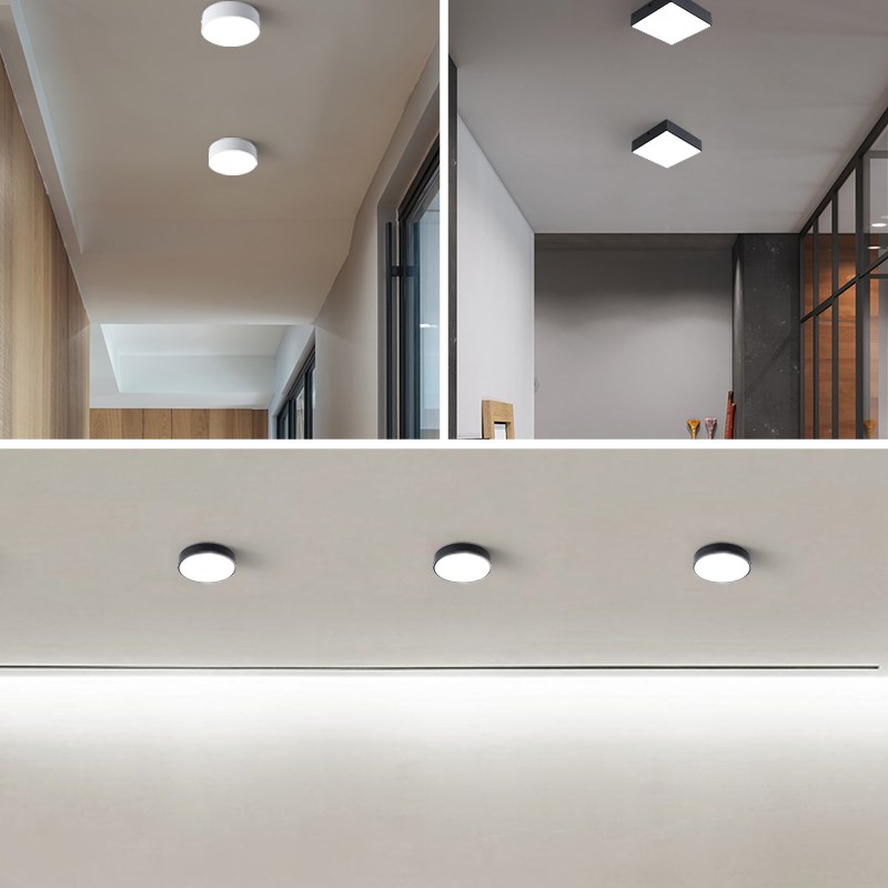 过道灯走廊灯超薄无主灯明装筒灯暗装玄关灯入户灯阳台楼梯服装灯