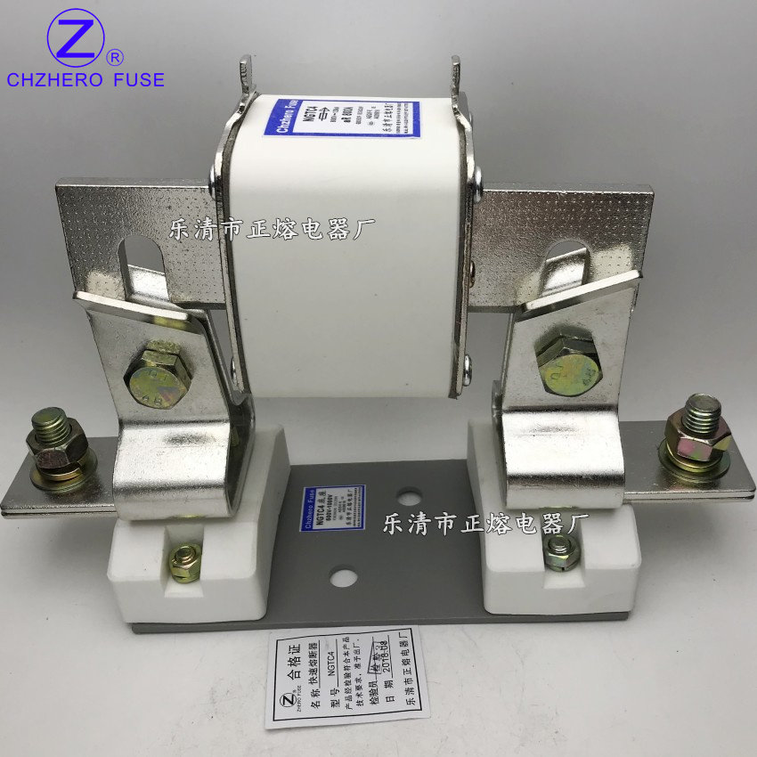 底座NGTC4快速熔断器底座NT4/RSD39/RS714C/RT36-4正熔 - 实物图