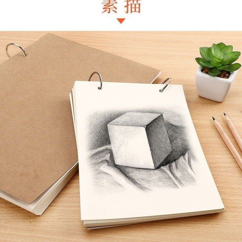 现货速发手g帐本活页纸本子空白涂鸦本素描本绘画本