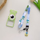 怪兽大学卡套长绳挂脖学生公交地铁卡保护套可爱八达通悠游卡挂件