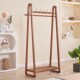 衣架落地挂衣架立式 挂衣服架子室内网红实木衣帽架挂包架卧室家用