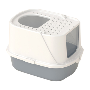 猫砂盆全封闭式防外m溅猫屎盆防臭猫沙盆猫咪用品便盆特大号猫厕