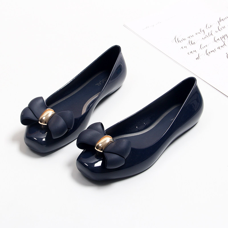 果冻鞋女2023夏季n新款包头凉鞋女平底塑料胶鞋防滑沙滩鞋防水雨