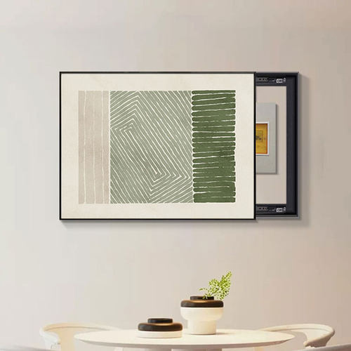 现代简约电表箱装饰画o配电箱开关盒几何抽象餐厅遮挡板高级感挂
