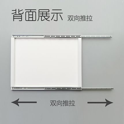 超薄推拉弱电箱装饰画现代w简约极薄电表箱遮挡纯白哑光电箱盖板