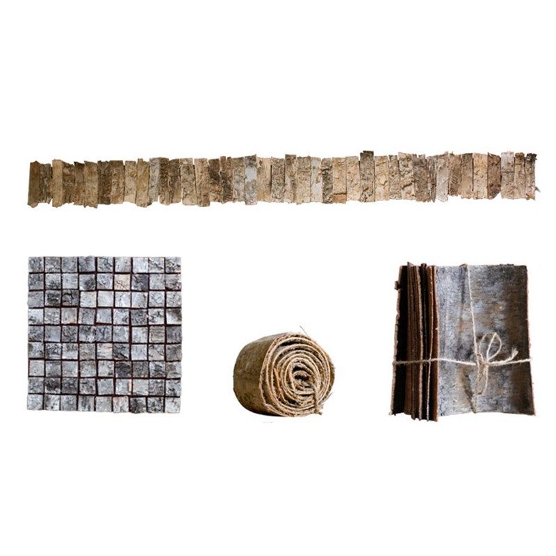 掬涵 天然白桦木皮 桦树皮 马赛克DIY装饰 ZAKKA森系拍摄道具
