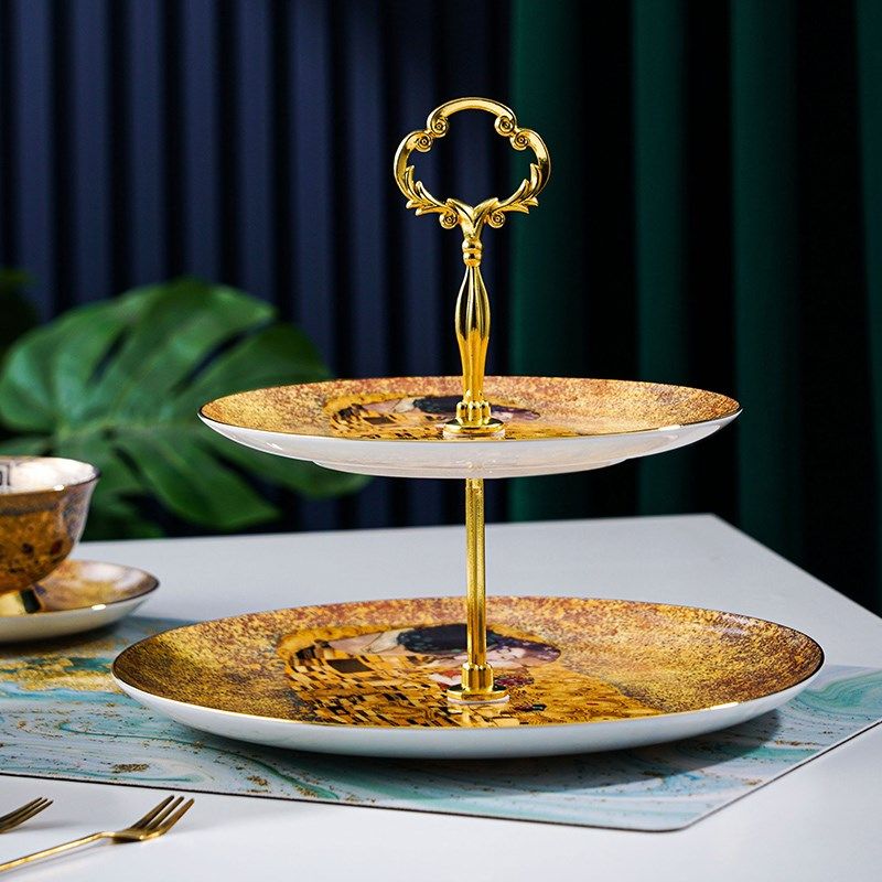 欧式小奢华层串盘甜品台水果盘创意复古家用点心盘蛋糕架下午茶,餐饮具,果盆/果盘/果篮,淘宝优惠券,粉丝福利购,淘宝优惠卷