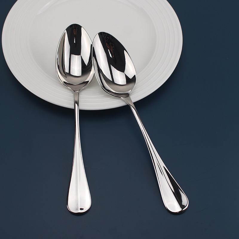 板娘力荐的意式大勺 西餐厅超x爱18/10不锈钢加大加深主餐勺汤匙