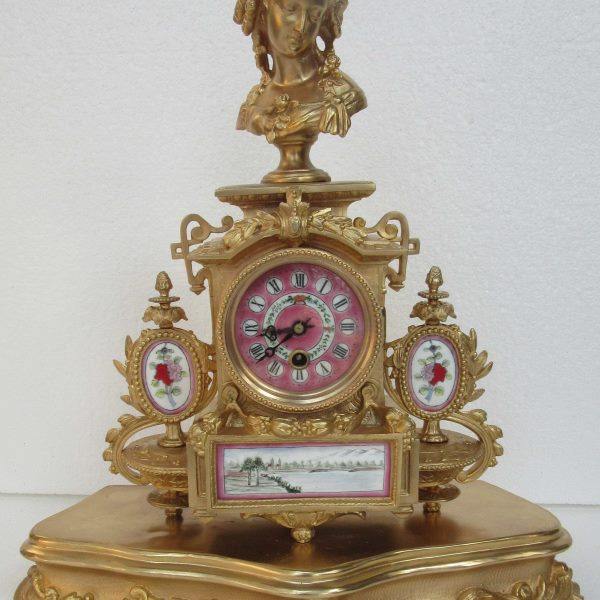 钟表镀金机械黄铜座钟欧式家居复古创意台钟仿古董国外回流老钟表,家居饰品,座钟,淘宝优惠券,粉丝福利购,淘宝优惠卷