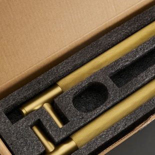 对装 道鲁黄铜滚花对开双开门大木门把手玻璃门单装 亚光金黑色全铜