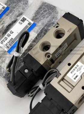 先导式5通24V电磁阀VF3330-5D1 5DZ1 5DZD1 5DD1 -01 -02直接配管