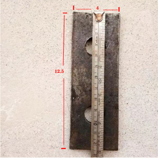 5型碾米机配件大全老款粉碎机加厚锤片刀片穿条隔甩片耐磨片