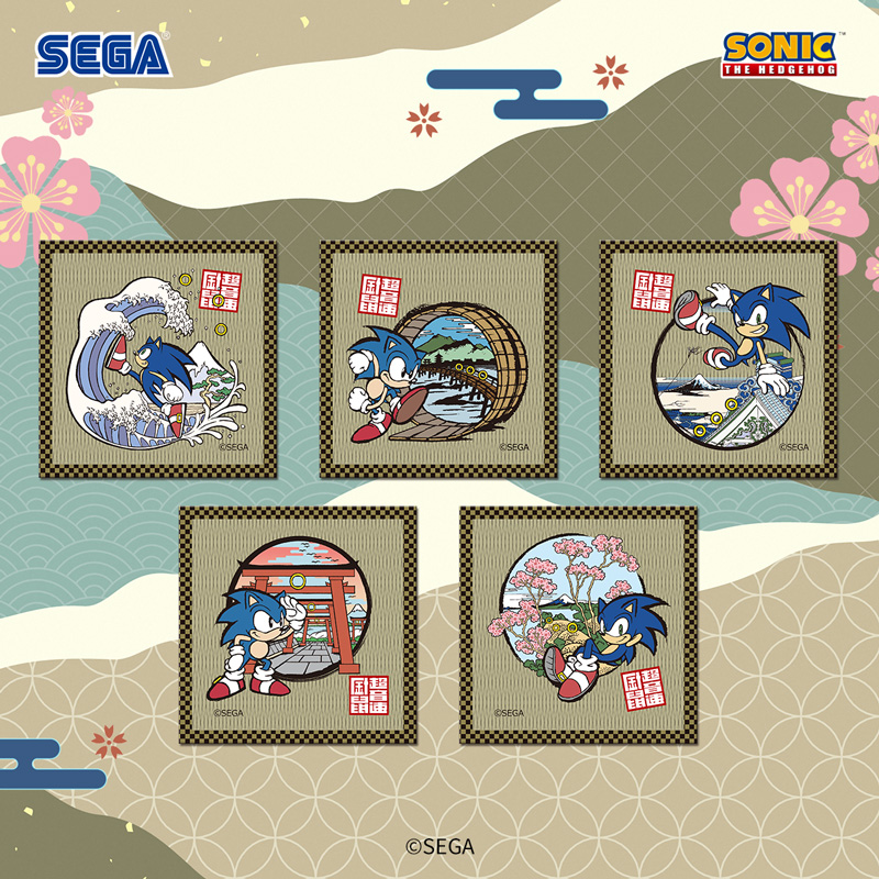 刺猬索尼克亚克力色纸