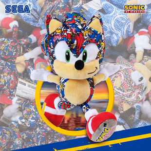 SEGA世嘉 刺猬索尼克×河村康辅 SEGASTORE限定玩偶 毛绒公仔日谷