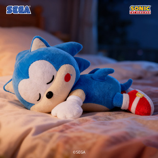 SEGA世嘉 SONIC＆FRIENDS索尼克安睡毛绒玩偶游戏周边日谷
