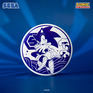 SEGA世嘉 马口铁徽章游戏周边谷子SONIC官方 刺猬索尼克F款