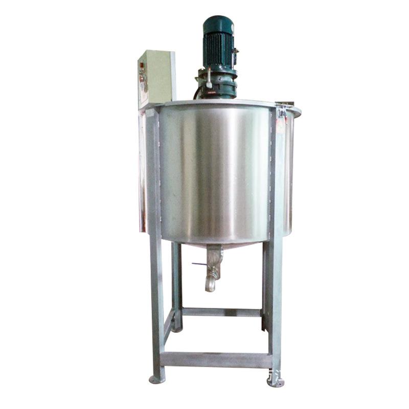 沐浴露搅拌机现货电加热恒温搅拌罐立式液体搅拌器耐酸碱反应釜