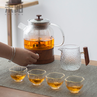 禾阳全自动玻璃煮茶壶大容量烧水壶家用蒸茶养生壶普洱蒸汽煮茶器