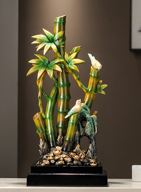 节节高升招财富贵竹子摆件客厅旺宅电视柜领导办公室乔迁新居礼品