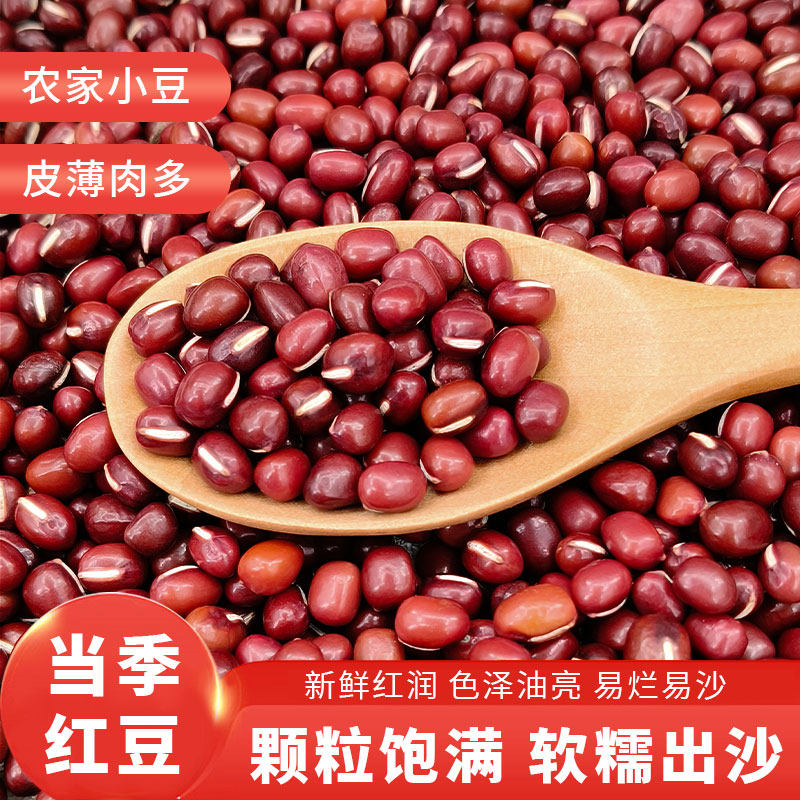 东北红小豆25年新货农家自产5斤五谷杂粮豆类赤小豆沙红豆薏米粥