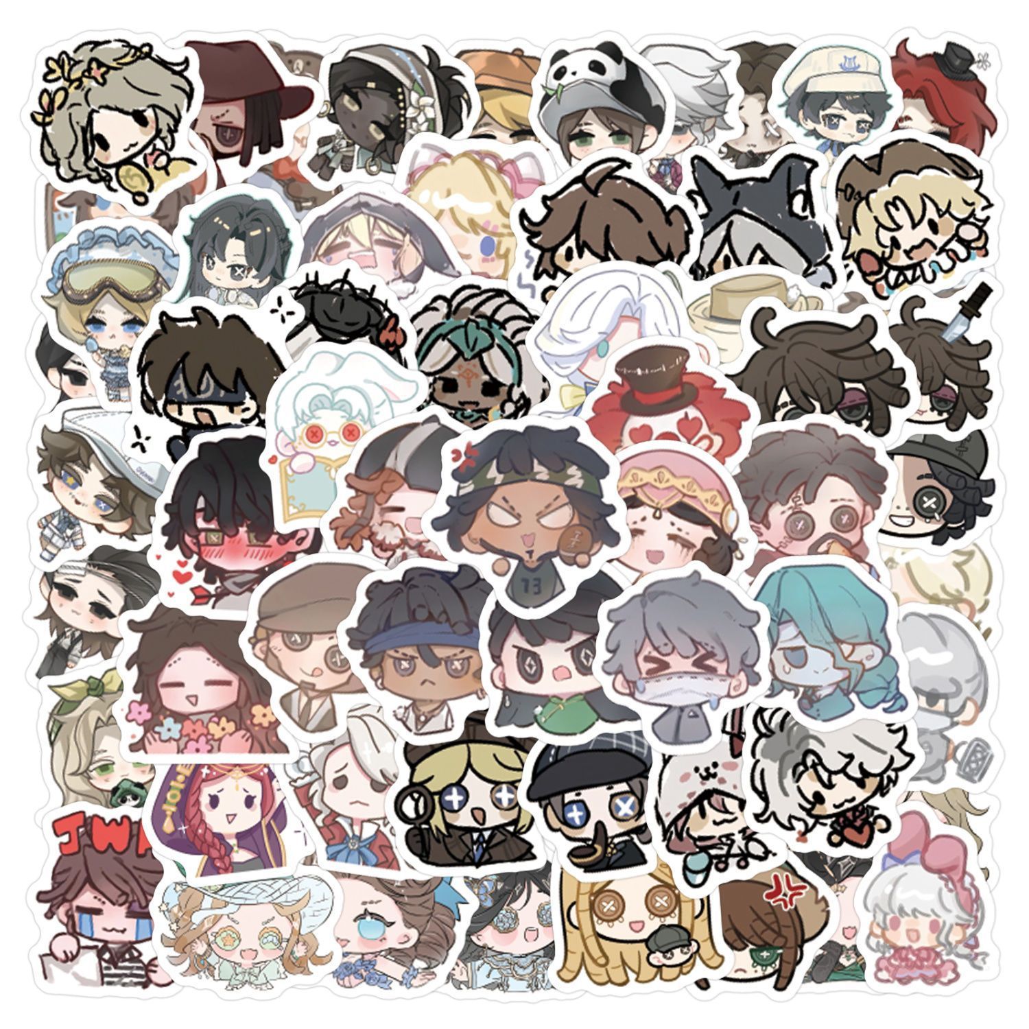 200张第五人格Q版角色周边贴纸无料应援卡通可爱装饰手账爆款贴画