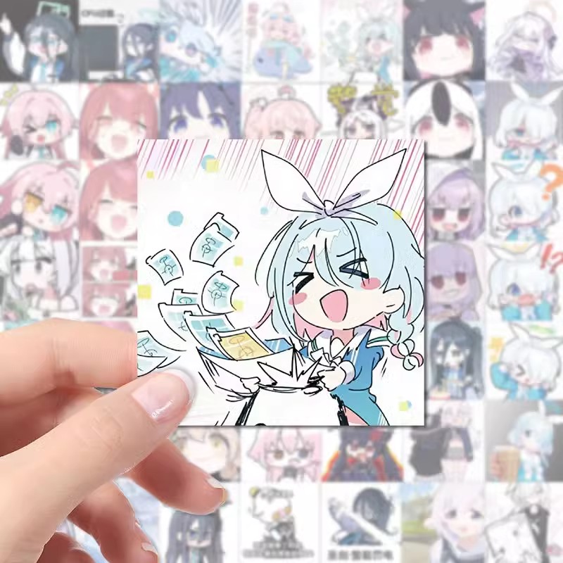 蔚蓝档案表情包贴纸卡通可爱