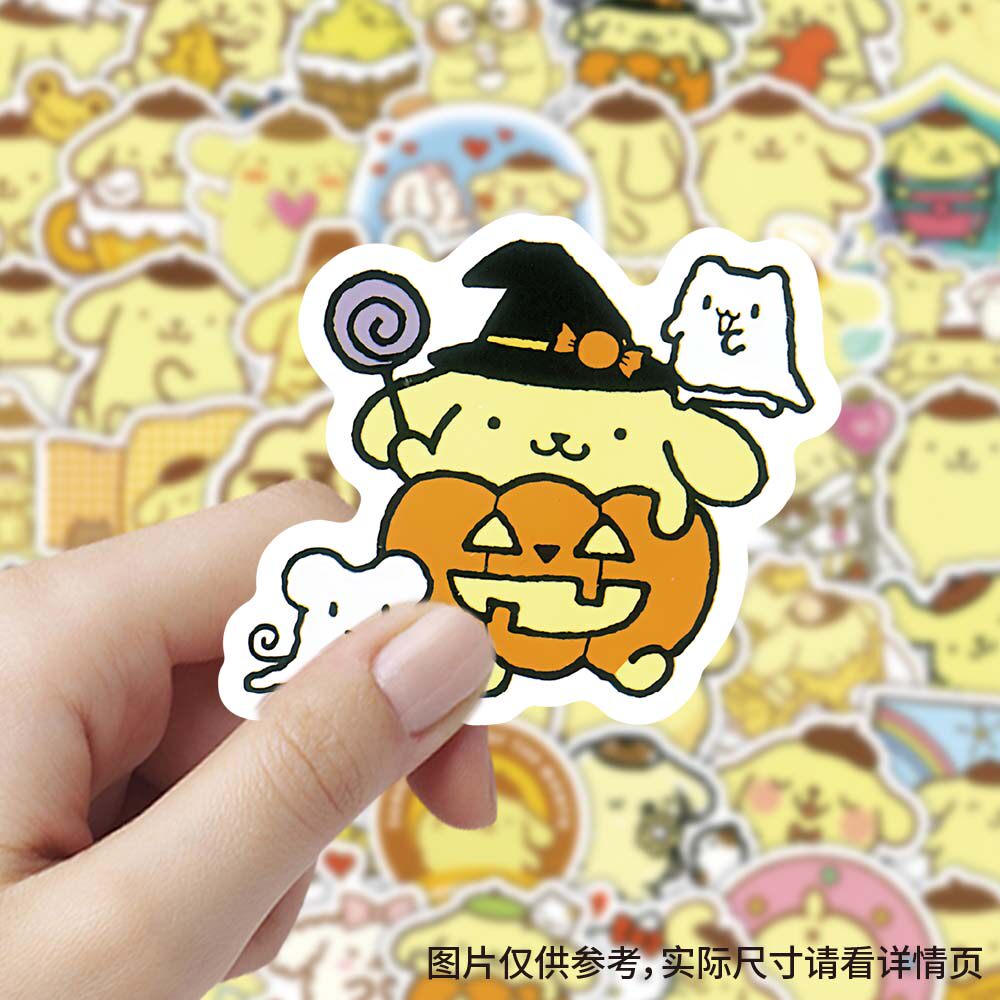 布丁小狗贴纸卡通可爱ins风