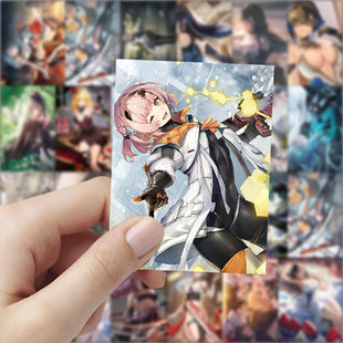 尘白禁区贴纸卡通动漫周边手账桌面diy手机壳笔记本装饰防水贴画