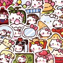 270张 hello创意kitty卡通贴纸kitten可爱手机壳笔记本防水贴画