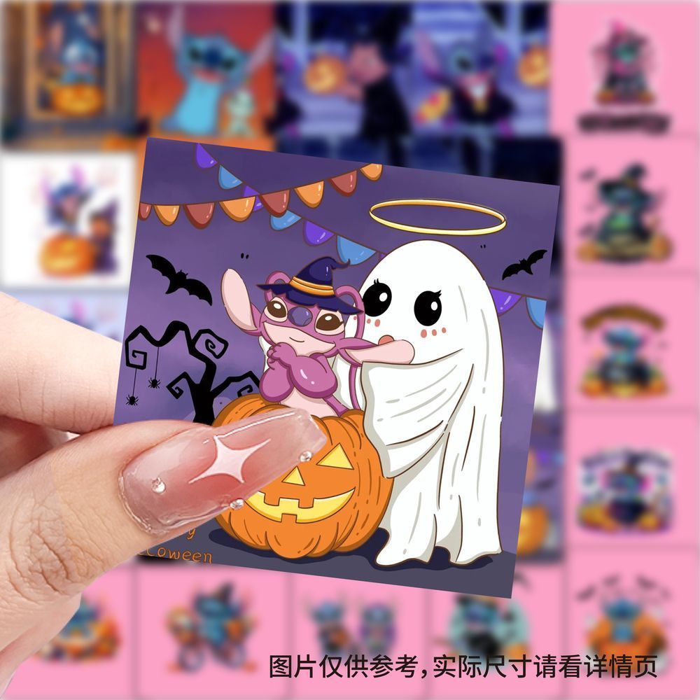 177贴万圣史迪奇cos可爱爆款贴纸创意ins桌面手机装饰防水贴画纸