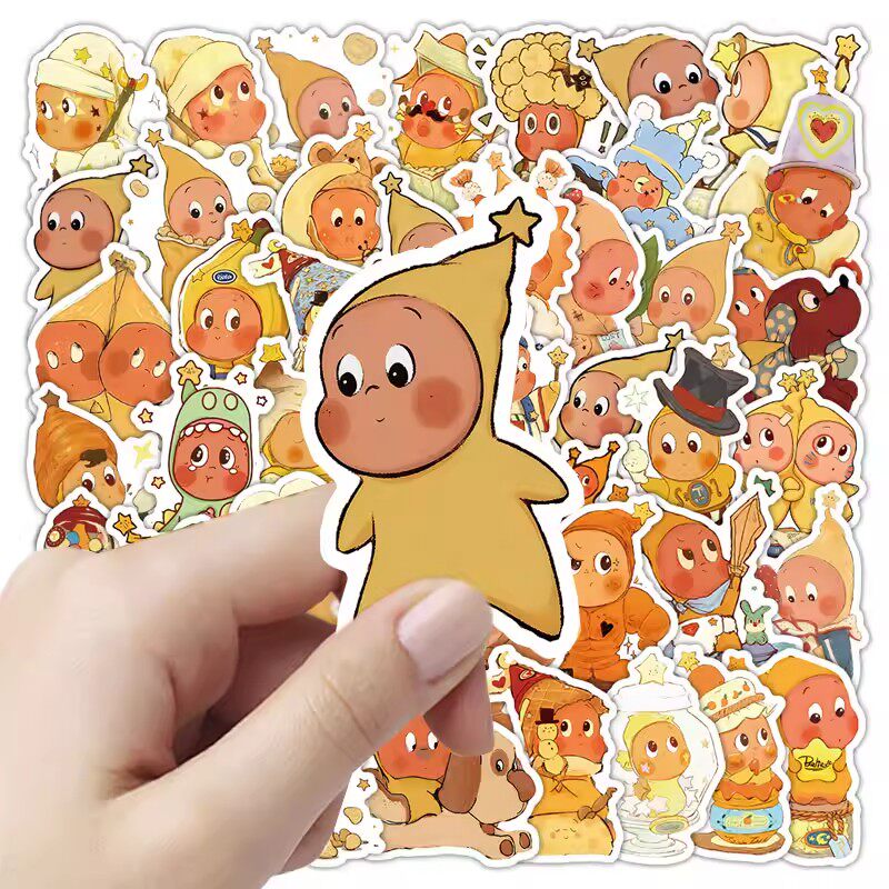 415张TwinkleTwinkle星星人贴纸PPMT卡通可爱手机壳装饰防水贴画