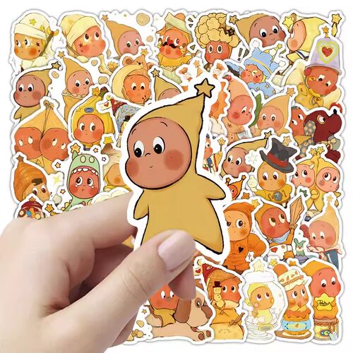 415张TwinkleTwinkle星星人贴纸PPMT卡通可爱手机壳装饰防水贴画