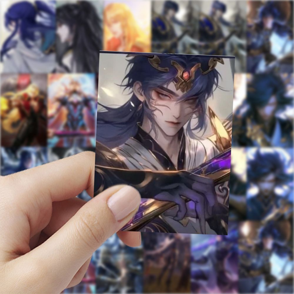 126张王者荣耀李信贴纸游戏卡通周边diy装饰手机壳手账本防水贴画