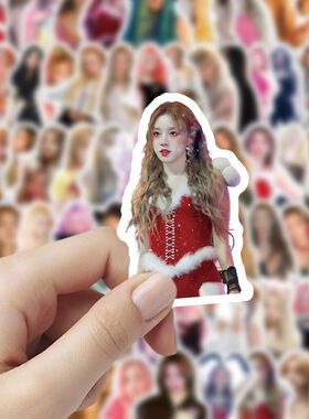 202张宋雨琦可爱明星ins高颜值周边手账装饰diy手机防水贴纸贴画