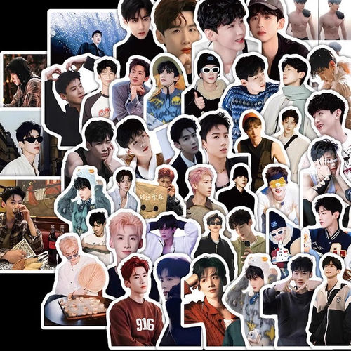 白敬亭贴纸ins风明星周边diy手账手机壳水杯装饰贴防水不留胶贴画