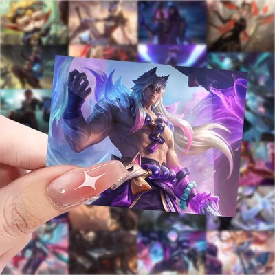188张英雄联盟人物周边贴纸游戏皮肤桌面装饰贴画手机手账diy贴纸