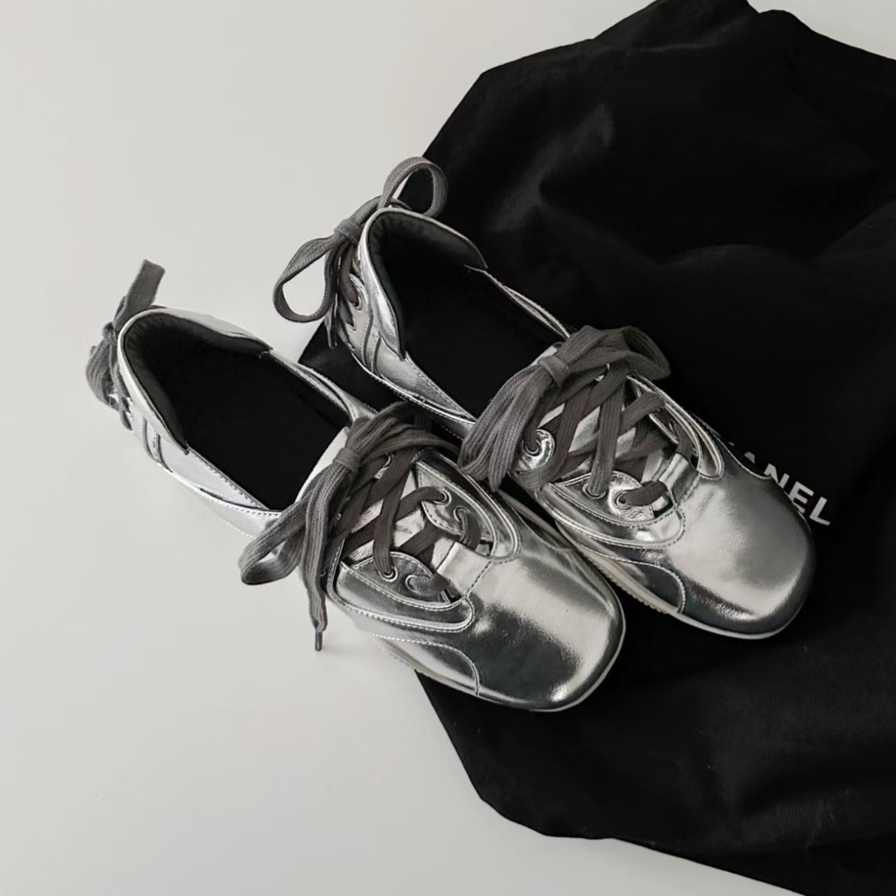 芭蕾舞鞋女蝴蝶结绑带玛丽珍鞋